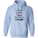Sweatshirts Light Blue / Small Just cylon Pullover Hoodie