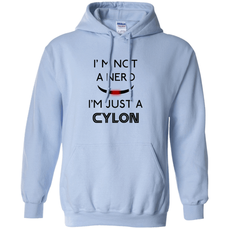 Sweatshirts Light Blue / Small Just cylon Pullover Hoodie
