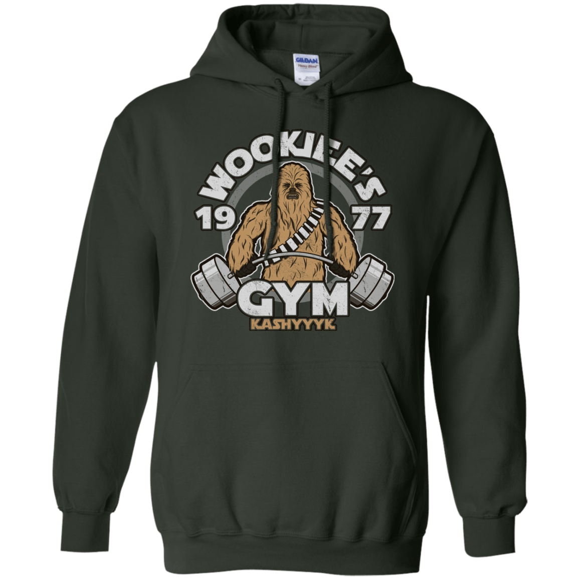 Sweatshirts Forest Green / Small Kashyyyk Gym Pullover Hoodie