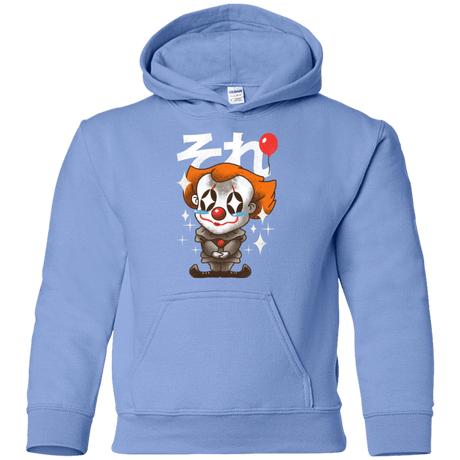 Sweatshirts Carolina Blue / YS Kawaii Clown Youth Hoodie