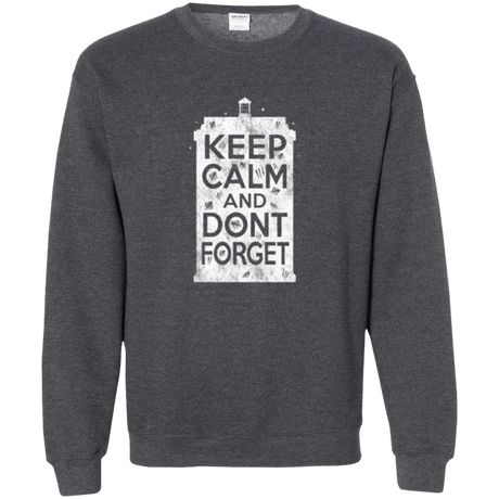 Sweatshirts Dark Heather / Small KCDF Tardis Crewneck Sweatshirt