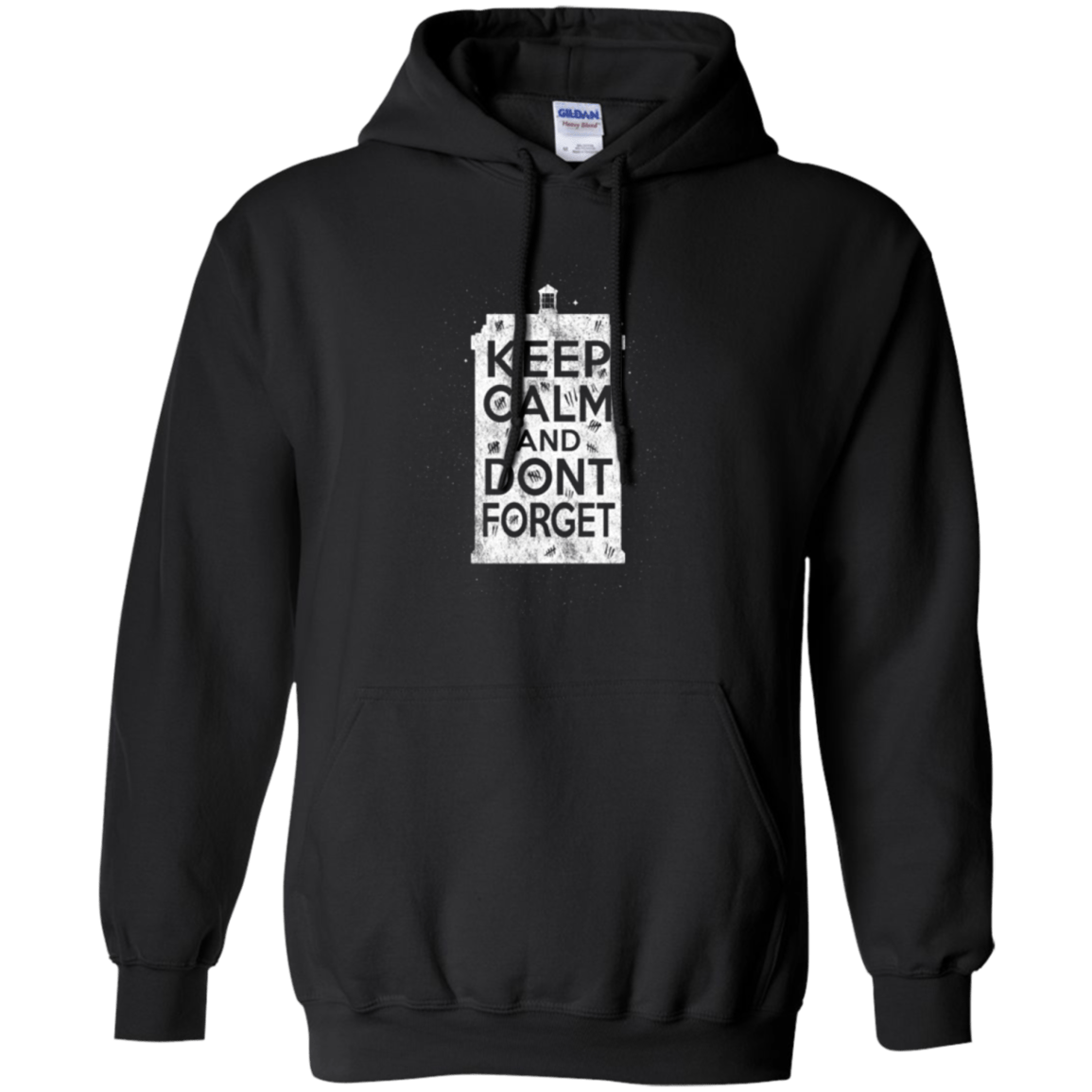 Sweatshirts Black / Small KCDF Tardis Pullover Hoodie
