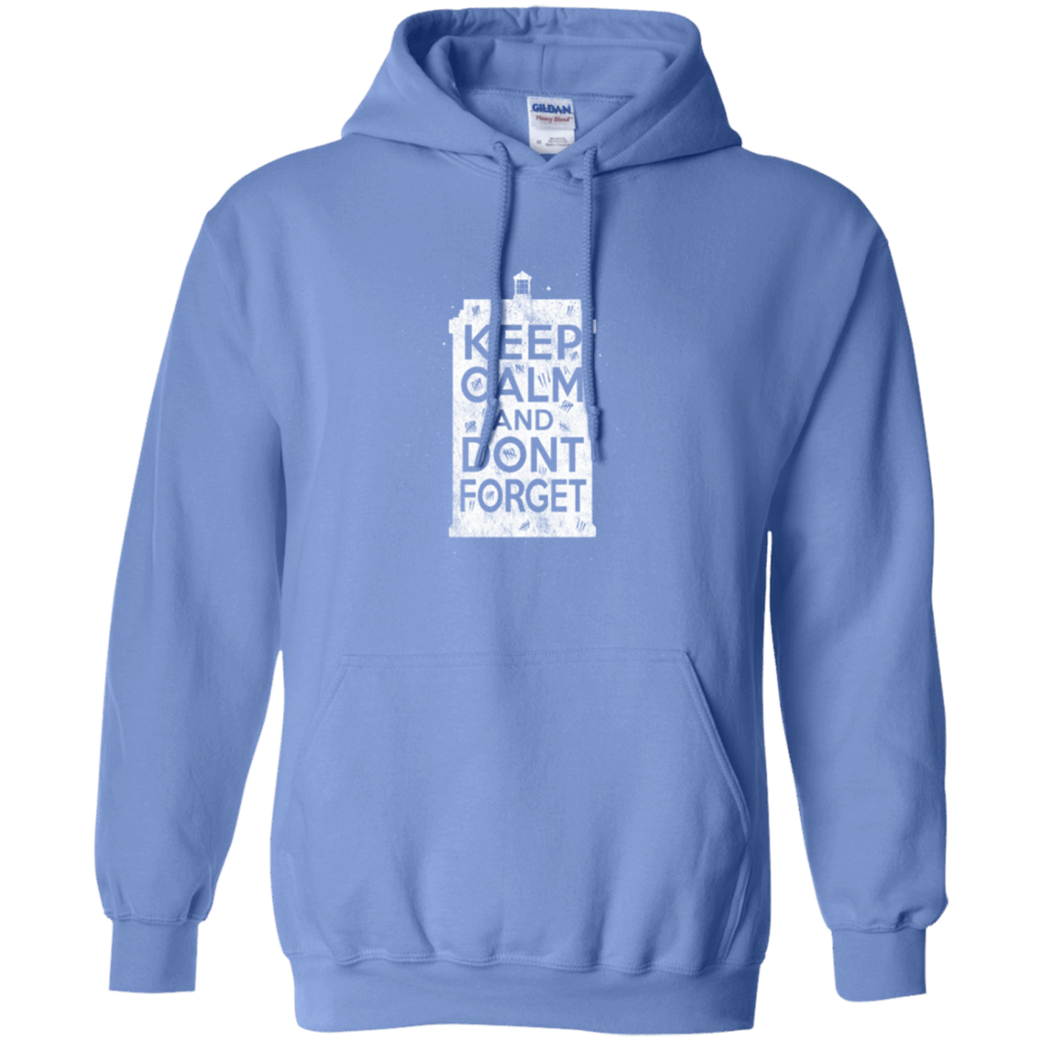 Sweatshirts Carolina Blue / Small KCDF Tardis Pullover Hoodie