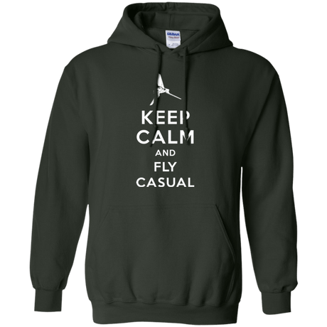 Sweatshirts Forest Green / Small Keep Calm and Fly Casual Pullover Hoodie