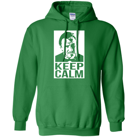 Sweatshirts Irish Green / Small Keep Calm Mr. Wolf Pullover Hoodie