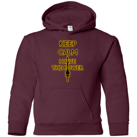 Sweatshirts Maroon / YS Keep have the Power Youth Hoodie