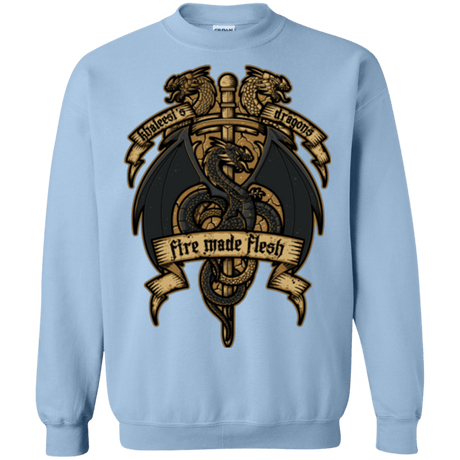 Sweatshirts Light Blue / Small KHALEESIS DRAGONS Crewneck Sweatshirt