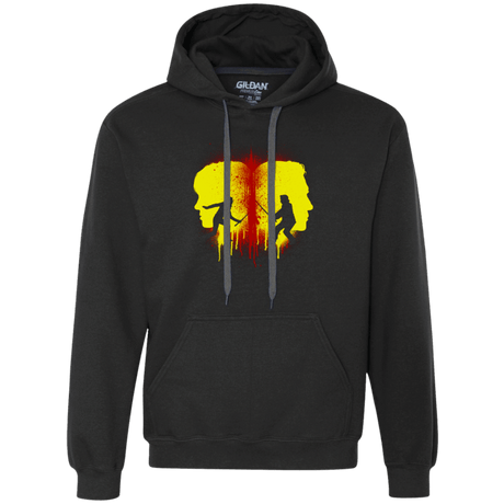 Sweatshirts Black / Small Kill Bill Silhouettes Premium Fleece Hoodie