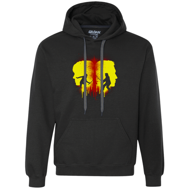 Sweatshirts Black / Small Kill Bill Silhouettes Premium Fleece Hoodie