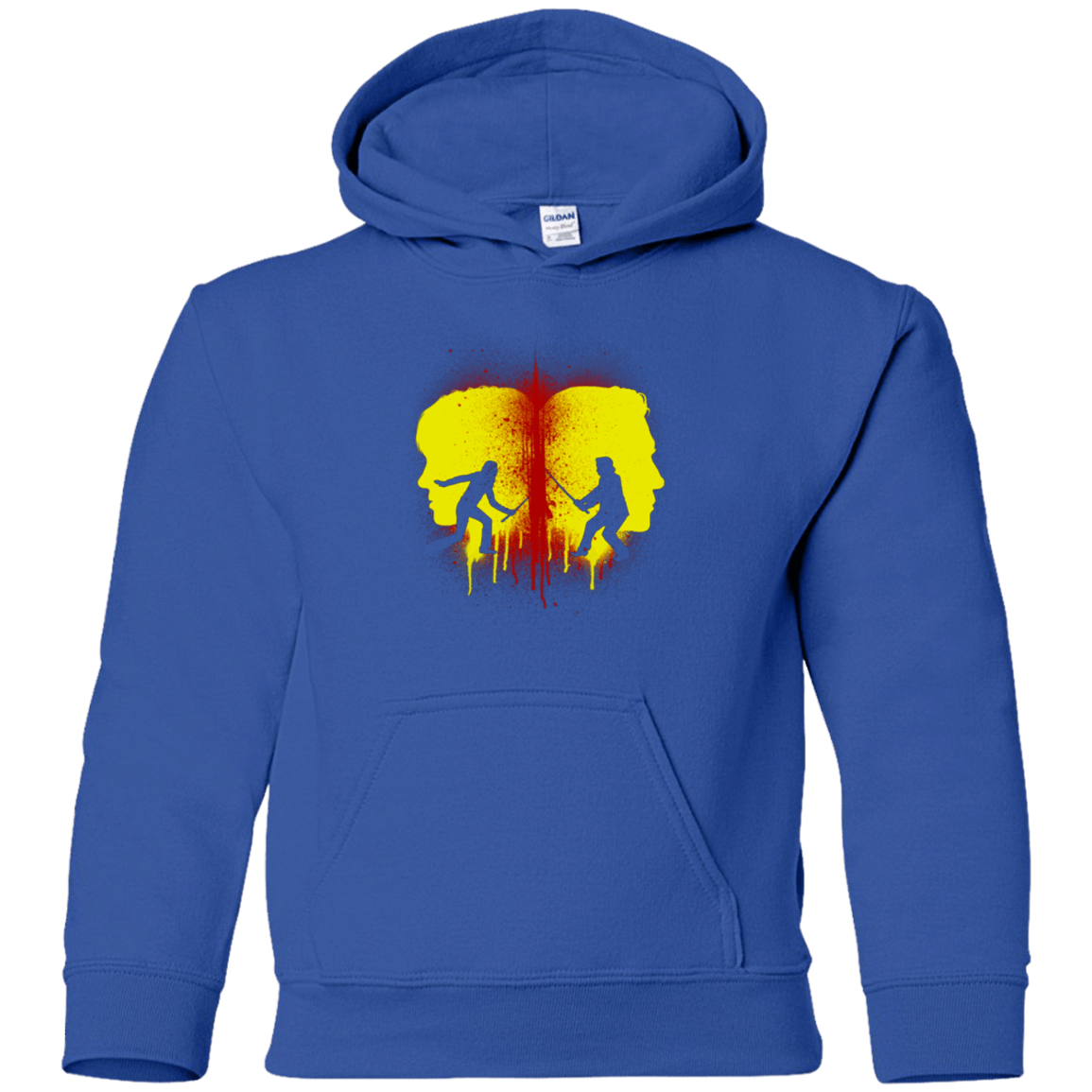 Sweatshirts Royal / YS Kill Bill Silhouettes Youth Hoodie