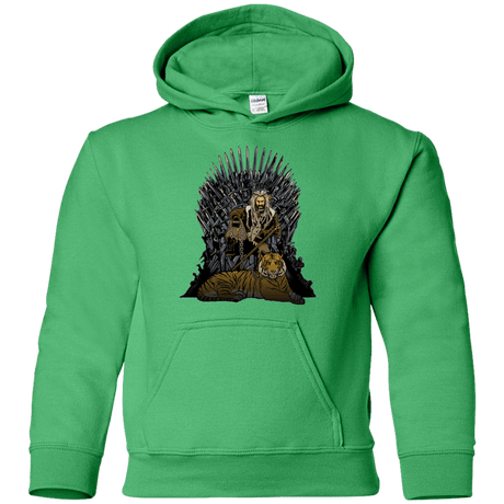 Sweatshirts Irish Green / YS King and Tiger Youth Hoodie