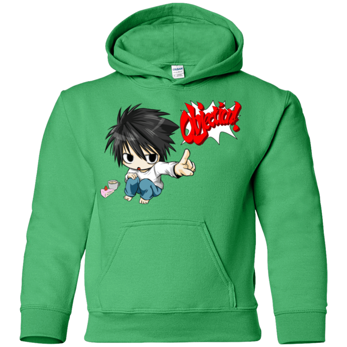 Sweatshirts Irish Green / YS L Objection! Youth Hoodie