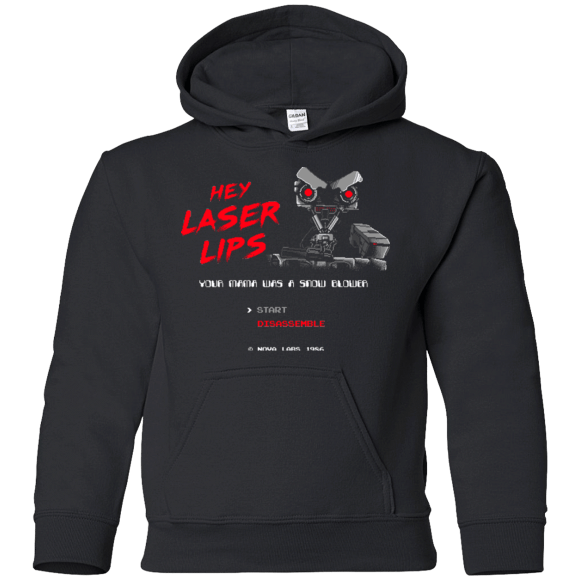 Sweatshirts Black / YS Laser Lips Youth Hoodie