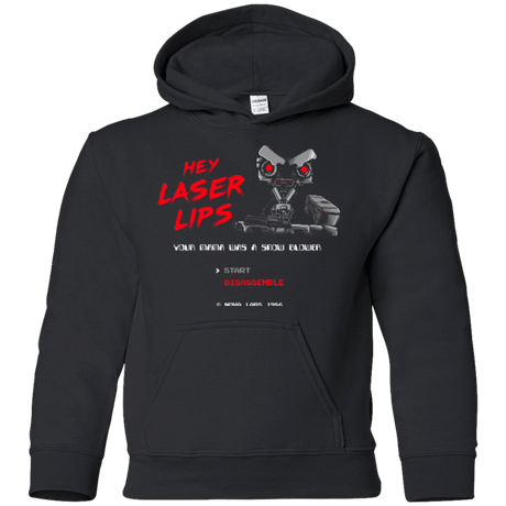 Sweatshirts Black / YS Laser Lips Youth Hoodie