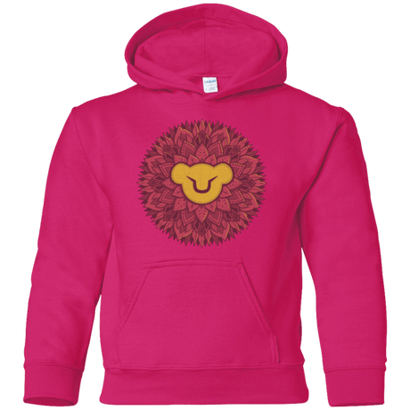 Sweatshirts Heliconia / YS Leaf Mane Mandala Youth Hoodie