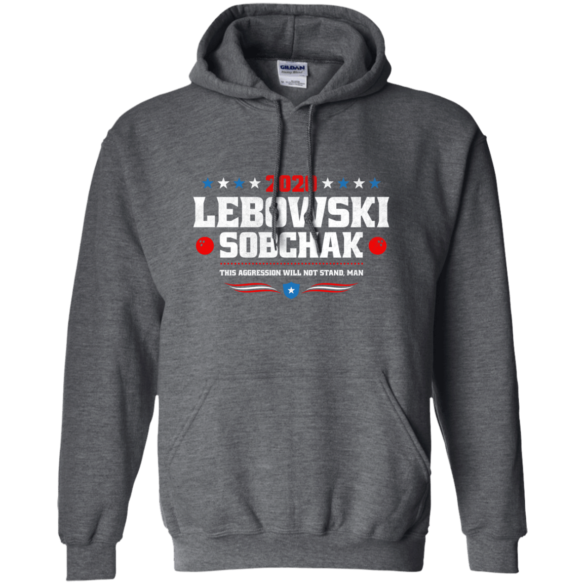 Sweatshirts Dark Heather / Small Lebowski Sobchak Pullover Hoodie