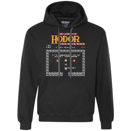 Sweatshirts Black / Small Legend of Hodor Premium Fleece Hoodie