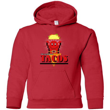 Sweatshirts Red / YS Legend of Tacos Youth Hoodie