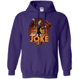 Sweatshirts Purple / Small Life Is A Joke Pullover Hoodie