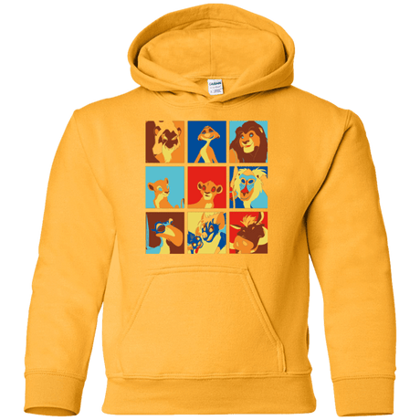 Sweatshirts Gold / YS Lion Pop Youth Hoodie