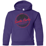Sweatshirts Purple / YS Living in Santa Carla Youth Hoodie
