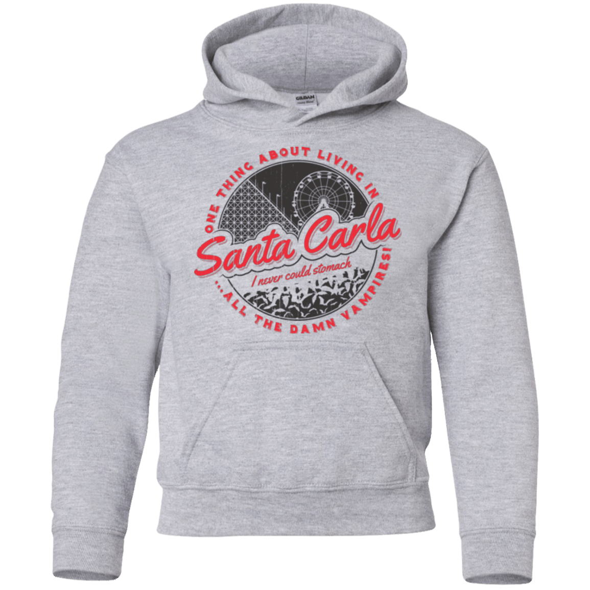 Sweatshirts Sport Grey / YS Living in Santa Carla Youth Hoodie