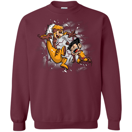 Sweatshirts Maroon / Small Logan and Victor Crewneck Sweatshirt