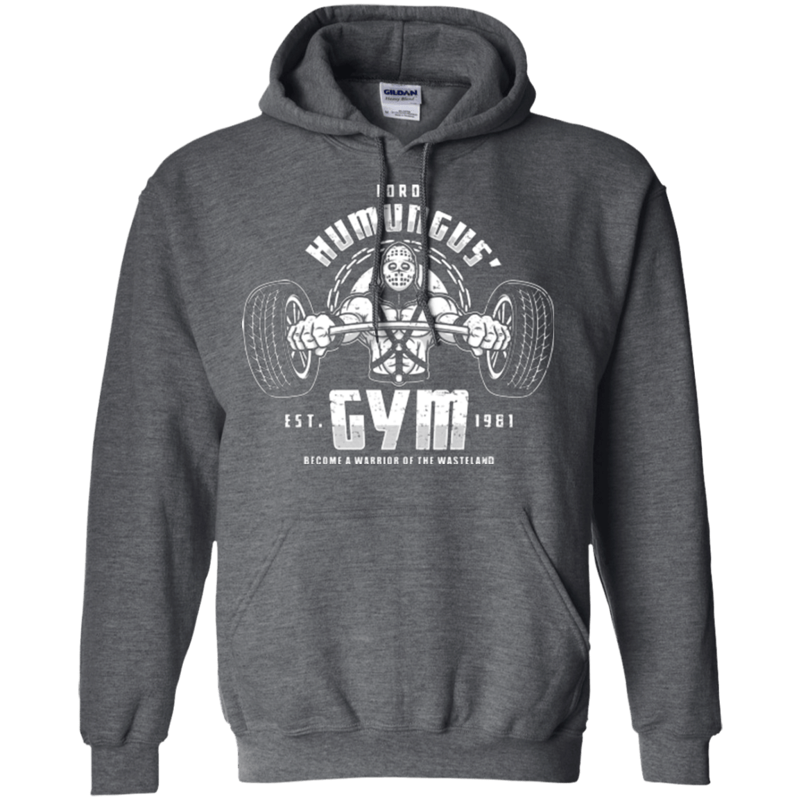 Sweatshirts Dark Heather / Small Lord Humungus' Gym Pullover Hoodie