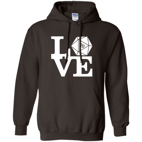 Sweatshirts Dark Chocolate / Small Love D20 Pullover Hoodie