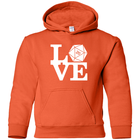 Sweatshirts Orange / YS Love D20 Youth Hoodie