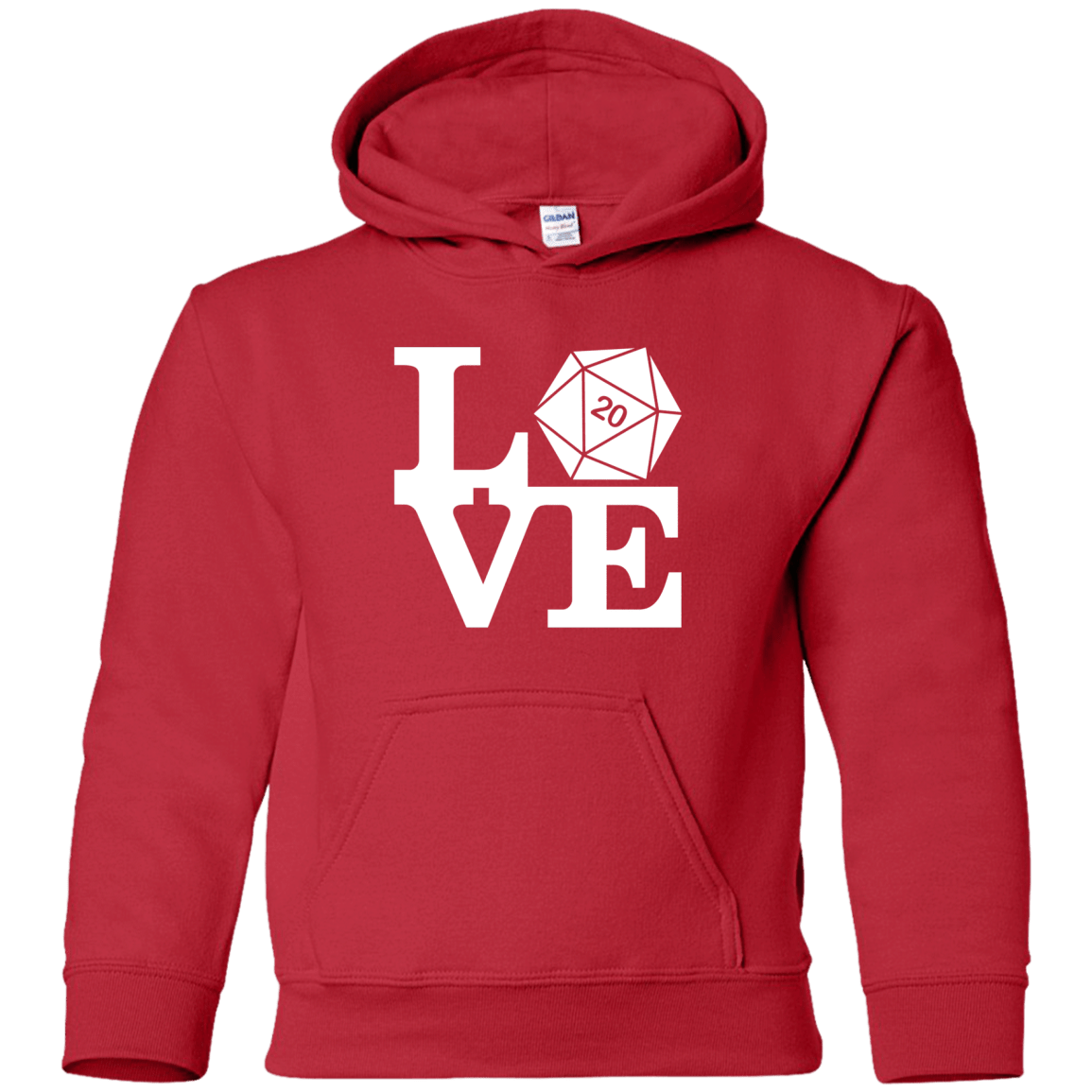 Sweatshirts Red / YS Love D20 Youth Hoodie