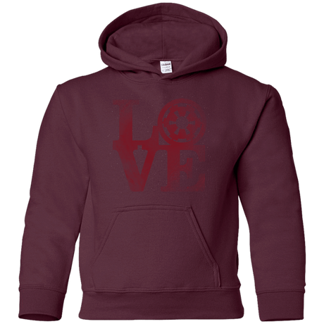 Sweatshirts Maroon / YS LOVE Empire Youth Hoodie