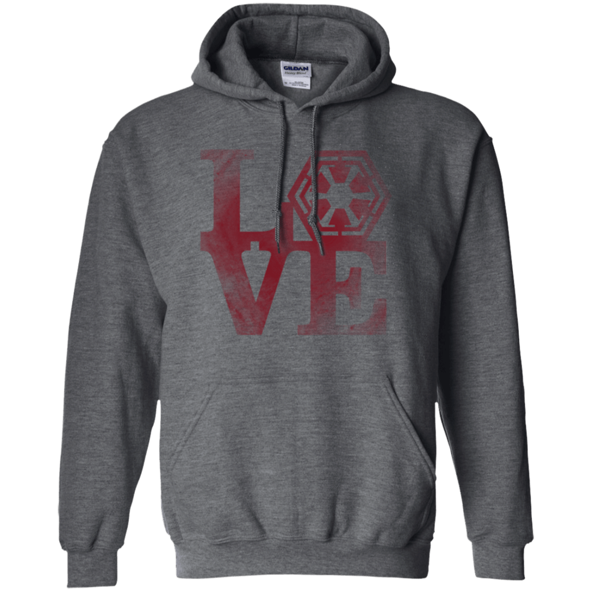 Sweatshirts Dark Heather / Small LOVE Sith Pullover Hoodie