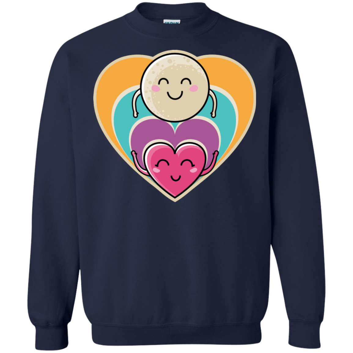 Sweatshirts Navy / S Love to the Moon and Back Crewneck Sweatshirt