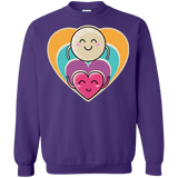 Sweatshirts Purple / S Love to the Moon and Back Crewneck Sweatshirt