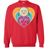 Sweatshirts Red / S Love to the Moon and Back Crewneck Sweatshirt