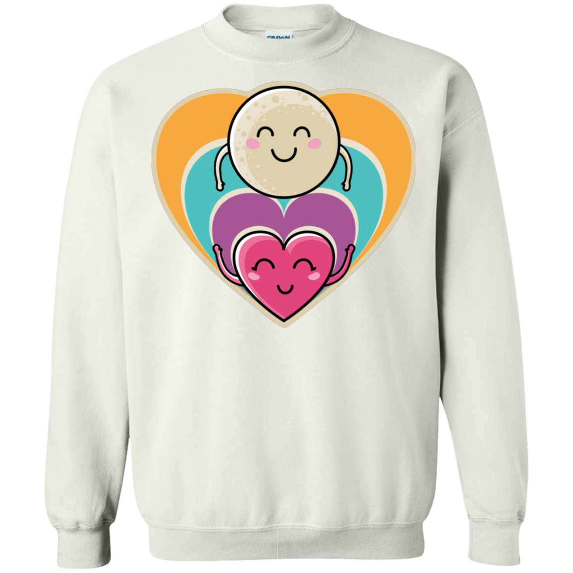 Sweatshirts White / S Love to the Moon and Back Crewneck Sweatshirt