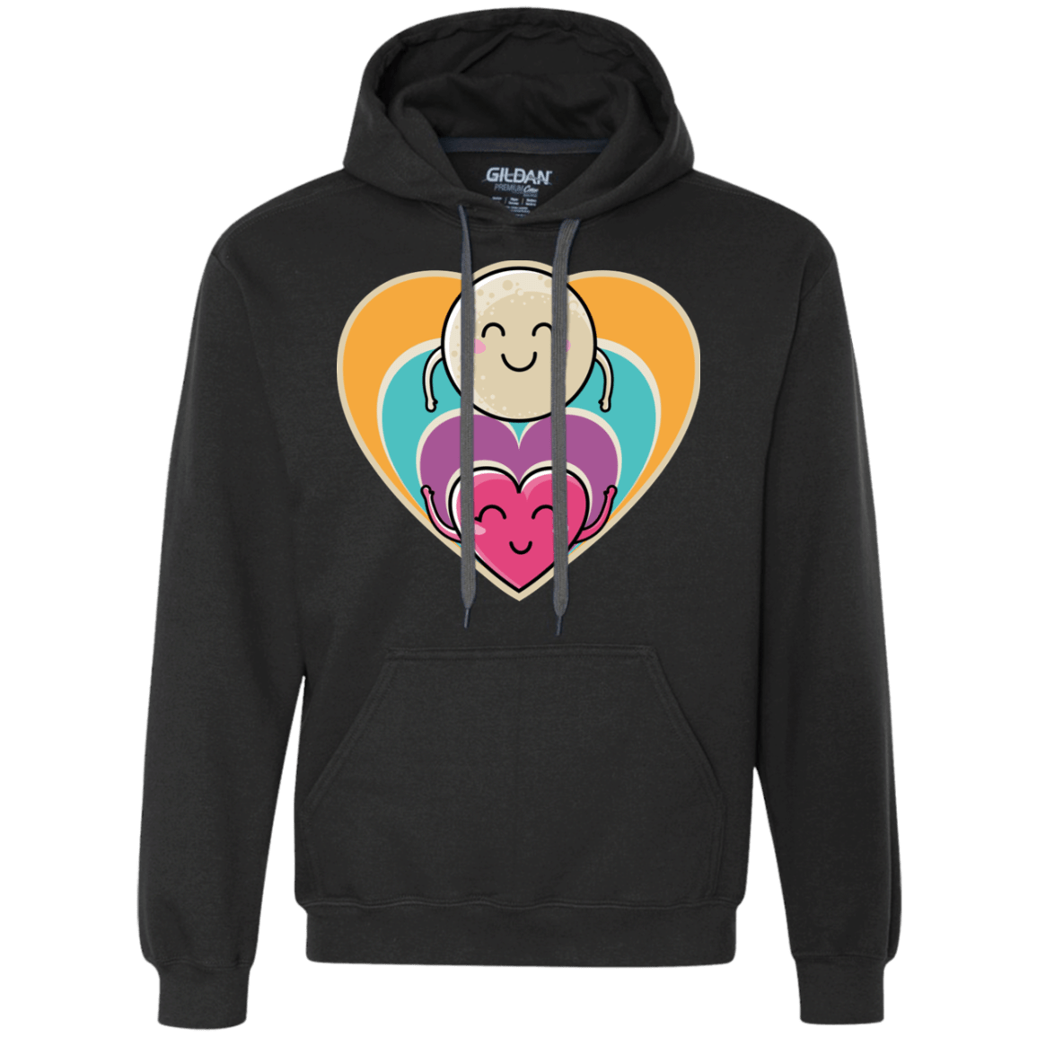 Sweatshirts Black / S Love to the Moon and Back Premium Fleece Hoodie