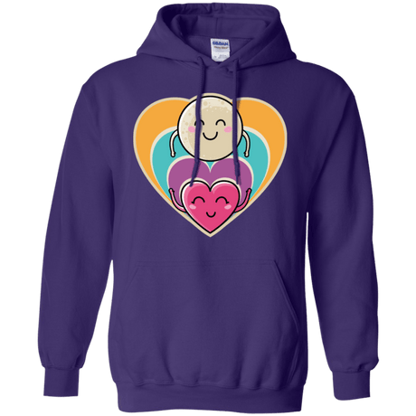 Sweatshirts Purple / S Love to the Moon and Back Pullover Hoodie