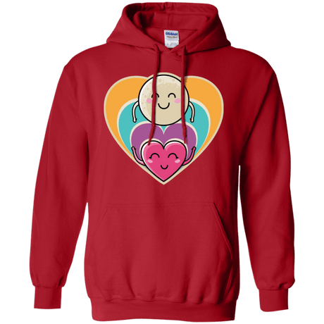 Sweatshirts Red / S Love to the Moon and Back Pullover Hoodie