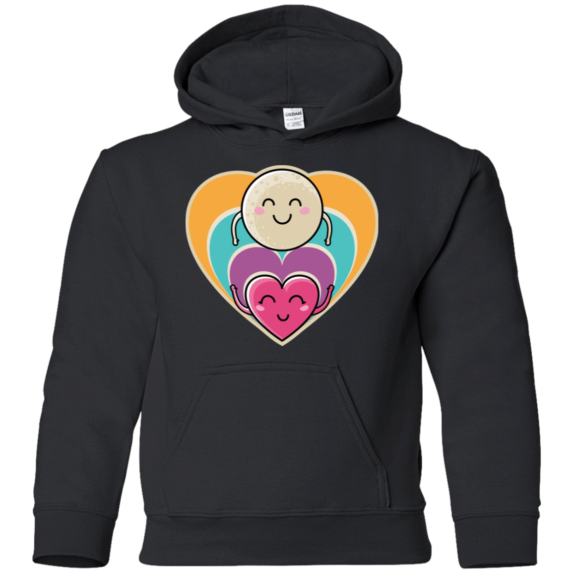 Sweatshirts Black / YS Love to the Moon and Back Youth Hoodie