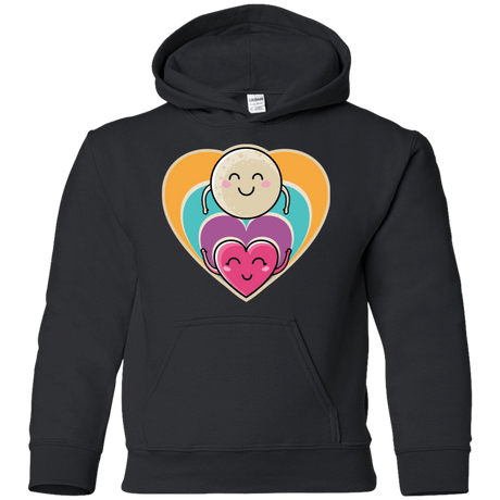 Sweatshirts Black / YS Love to the Moon and Back Youth Hoodie