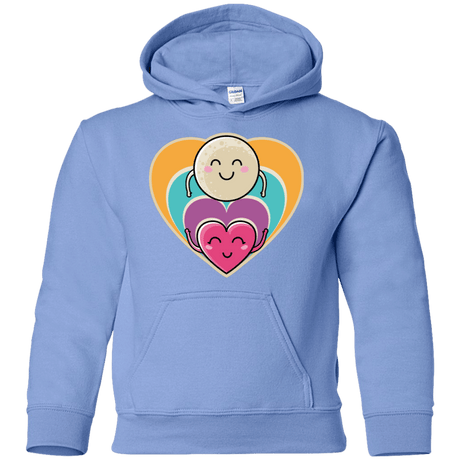 Sweatshirts Carolina Blue / YS Love to the Moon and Back Youth Hoodie