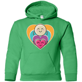 Sweatshirts Irish Green / YS Love to the Moon and Back Youth Hoodie