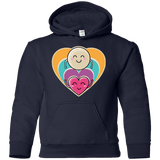 Sweatshirts Navy / YS Love to the Moon and Back Youth Hoodie
