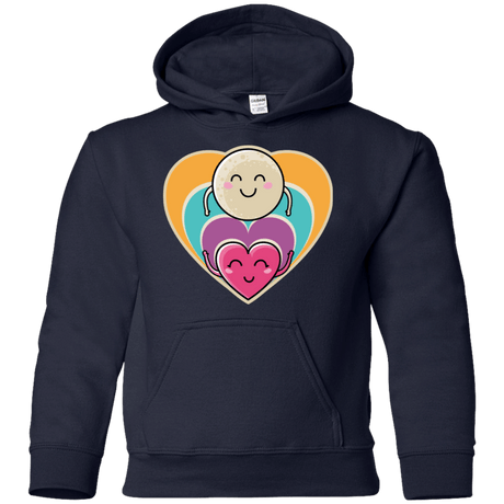 Sweatshirts Navy / YS Love to the Moon and Back Youth Hoodie