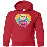 Sweatshirts Red / YS Love to the Moon and Back Youth Hoodie