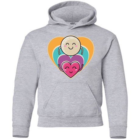 Sweatshirts Sport Grey / YS Love to the Moon and Back Youth Hoodie