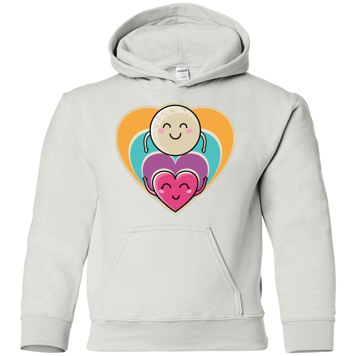 Sweatshirts White / YS Love to the Moon and Back Youth Hoodie