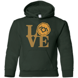 Sweatshirts Forest Green / YS LOVE TWIN PEAKS Youth Hoodie
